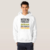 Veste À Capuche Prévisions de week-end - 100 % de chance de bars T (Devant entier)
