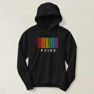 Veste À Capuche Pride Rainbow Barcode LGBTQIA+ T-shirt