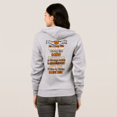 Veste À Capuche Prière de guerrier...CRPS (Dos entier)