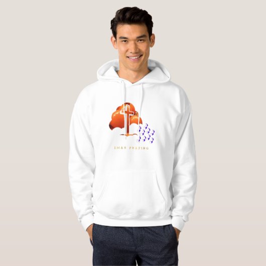 Veste À Capuche Prière de Noël (Devant entier)