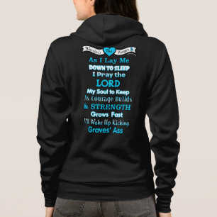 Veste À Capuche Prière du guerrier...Graves