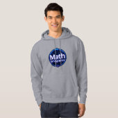Veste À Capuche Prof de maths chuchoteur de maths (Devant entier)