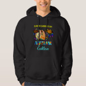 Veste À Capuche Professeur d'autisme Sloth Learning Edition spécia (Devant)