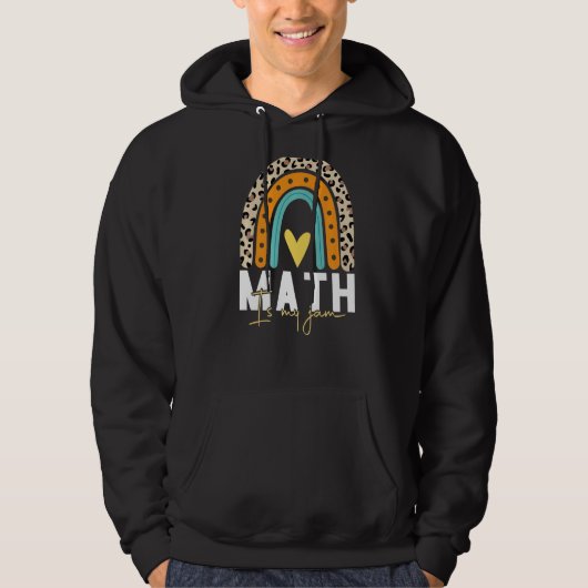 Veste À Capuche Professeur de mathématiques - Math is My Jam Premi (Devant)