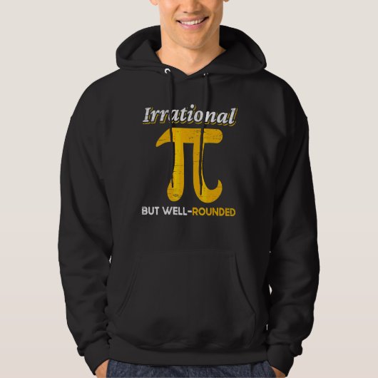Veste À Capuche Professeur De Mathématiques Mathématicien Irration (Devant)