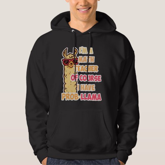 Veste À Capuche Professeur De Maths Je Suis Enseignant De Maths Bi (Devant)