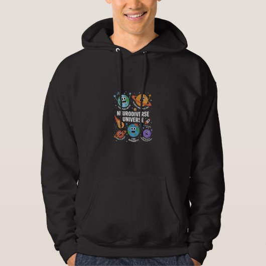 Veste À Capuche Professeur de neurodiversité et de sensibilisation (Devant)