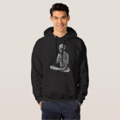 Veste À Capuche Professeur de yoga 90 (Devant entier)