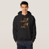Veste À Capuche Professeur Premier Jour D'école Moitié Café Moitié (Devant entier)
