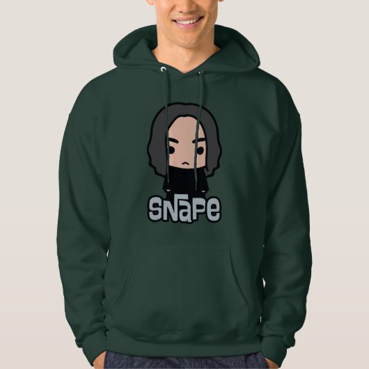 Veste À Capuche Professeur Snape Cartoon Caractère Art (Devant)