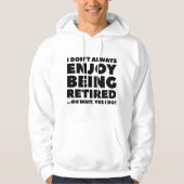 Veste À Capuche Profitez De La Retraite (Devant)