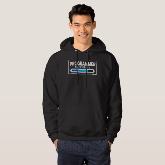Veste À Capuche Programmateur En Cours Programmation Coder Étudian (Devant entier)