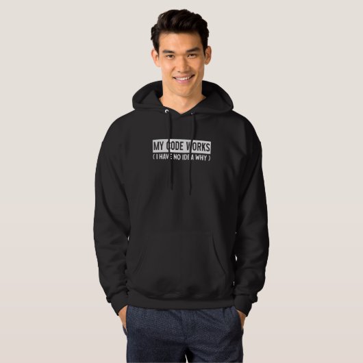 Veste À Capuche Programmation informatique de devis de codage (Devant entier)