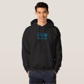 Veste À Capuche Programme de développement logiciel Coder Peace Lo (Devant entier)