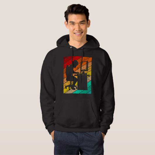 Veste À Capuche Programmer Programmer Codage Débogage Ordinateur P (Devant entier)