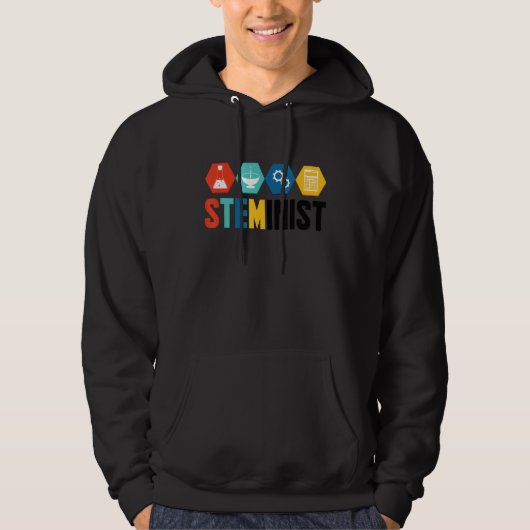 Veste À Capuche Programmeur de codage graphique Stéménite Geek inf (Devant)