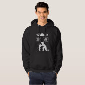 Veste À Capuche Programmeur informatique développeur Linux Nerd (Devant entier)