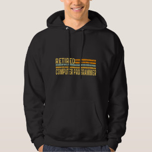 Veste À Capuche Programmeur Informatique Retraité Retraité Retrait