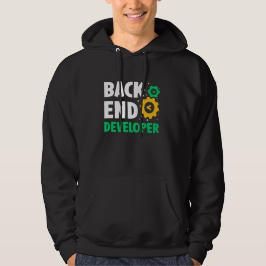 Veste À Capuche Programmeur programmeur de code de développeur bac (Devant)