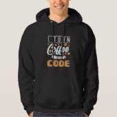 Veste À Capuche Programmeur Transformez Le Café En Code (Devant)