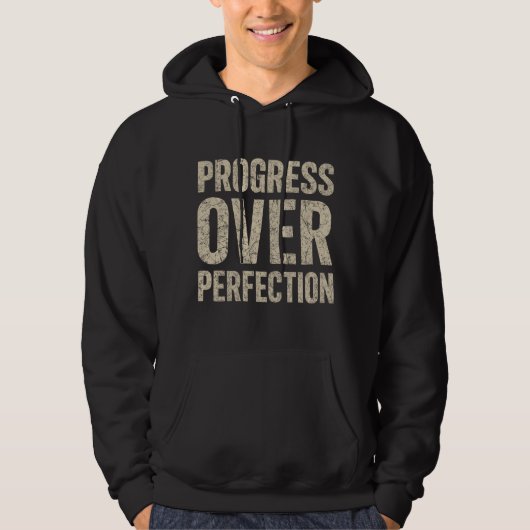 Veste À Capuche Progrès Plutôt que Perfection (Devant)