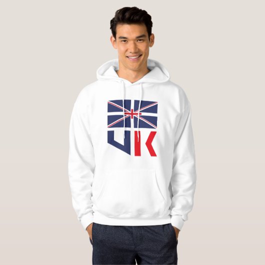 VESTE À CAPUCHE PROJECTED FLAG UK / ENGLAND BY MASANSER (Devant entier)