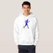 Veste À Capuche Promenade - Bleu (Devant entier)