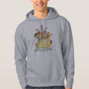 Veste À Capuche Promenade en voiture de famille de Flintstones