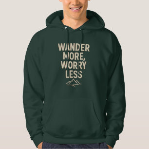Veste À Capuche Promenez-vous plus, faites moins de souci - Inspir