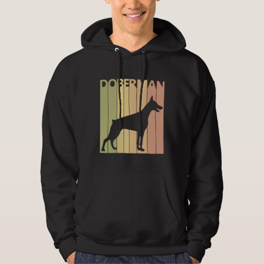 Veste À Capuche Propriétaire de chien Doberman (Devant)