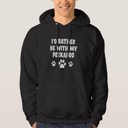 Veste À Capuche Propriétaire du chien de garde Peekapoo Parent Vét (Devant)