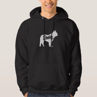 Veste À Capuche Propriétaire Papa Papa de Chien Bouledogue Françai