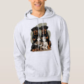 Veste À Capuche protective guard dog, rottweiler (Devant)