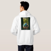 Veste À Capuche Protégeons notre Terre (Dos entier)