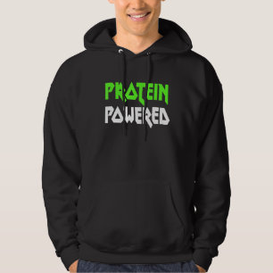 Veste À Capuche Protéine Propreté Facts Entraînement Citation Mens