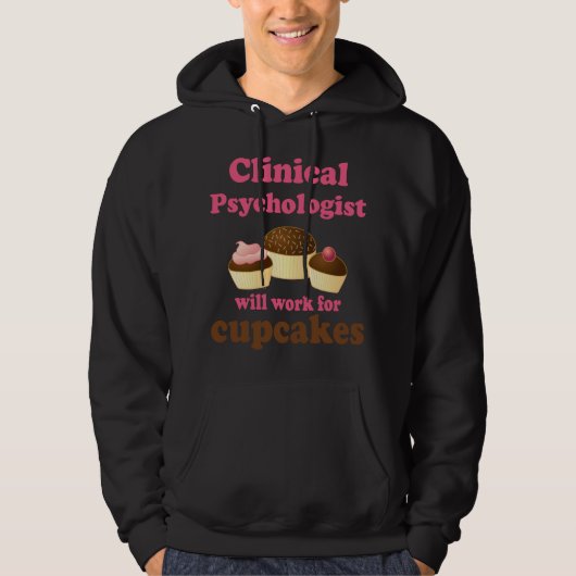 Veste À Capuche Psychologue clinicien drôle (Devant)