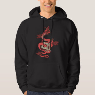 Veste À Capuche puissant dragon chinois vêtements esthétiques léza