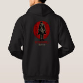Veste À Capuche pull à capuche logo rouge (Dos)