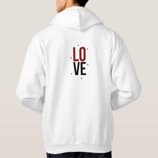 Veste À Capuche pull love (Dos)