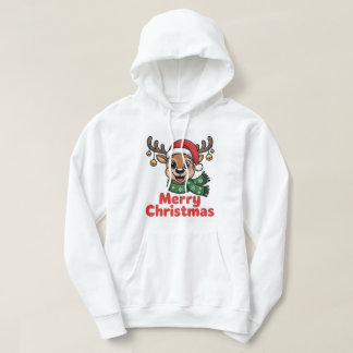 Veste À Capuche PullMerryChristmasRenneindeNoëlMignon