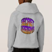 Veste à capuche pullover mignon pour enfants taill (Dos)