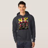 Veste À Capuche Punk De La Grave (Devant entier)