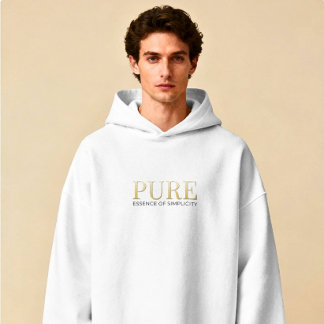 Veste À Capuche pure aesthetic minimalist Hoodie luxury minimal