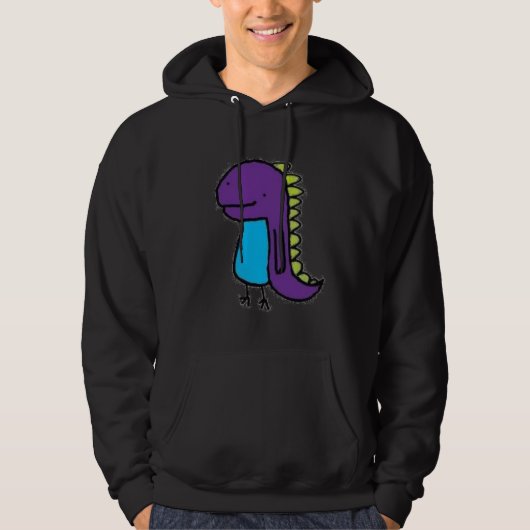Veste À Capuche purpledino (Devant)