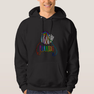 Veste À Capuche Purride Cat Lgbtq Rainbow Colours Gay pride