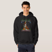 Veste À Capuche Pyjama de pull de Noël pour Bulldog (Devant entier)