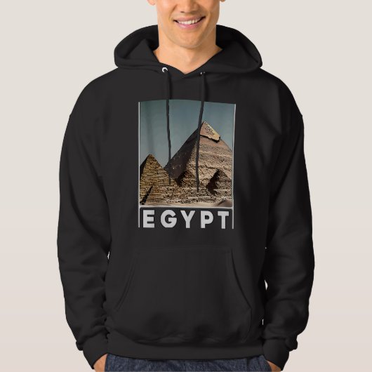 Veste À Capuche Pyramides de Gizeh Le Caire Egypte (Devant)