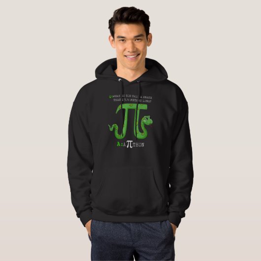 Veste À Capuche Python Pithon Pi Symbole Funny Math Enseignant Pi (Devant entier)