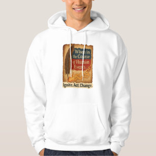 Veste À Capuche Quand au cours des événements humains - Quill Flam