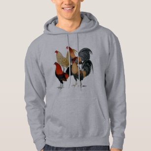 Veste À Capuche Quatre Coqs de combat